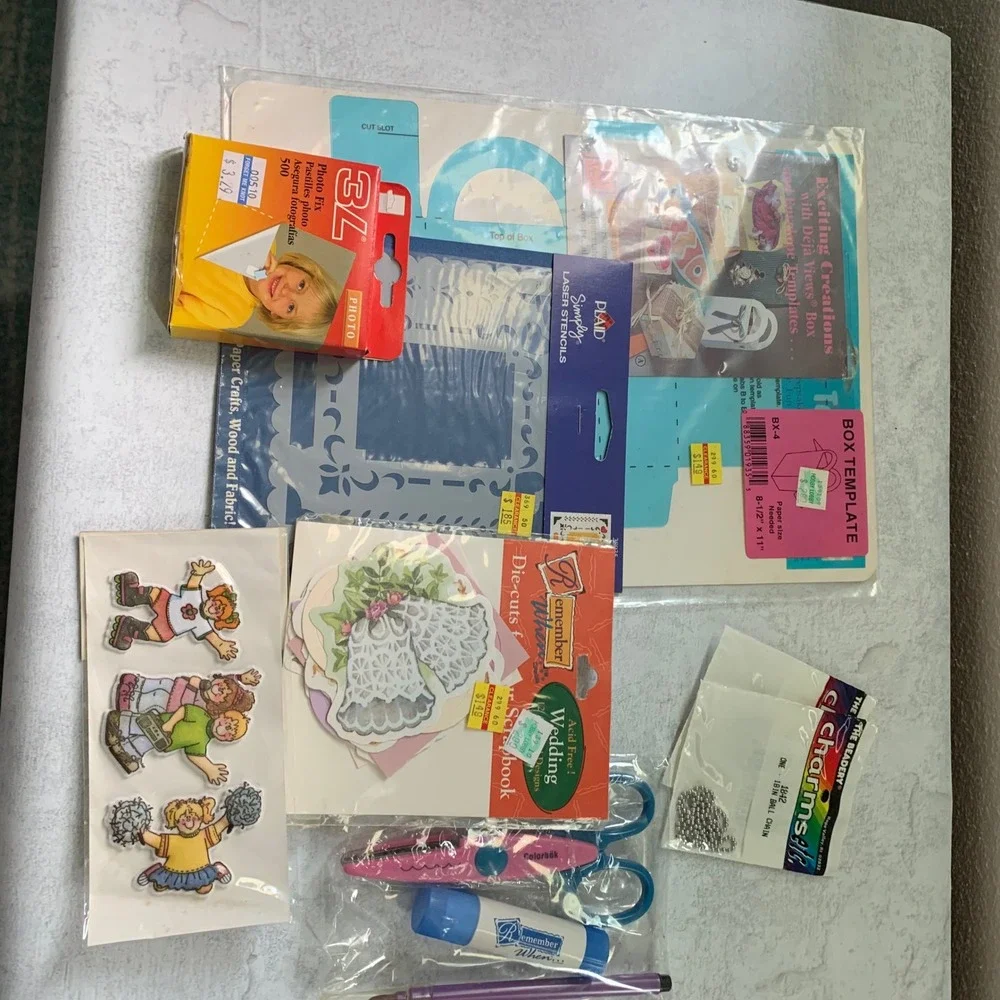 Scrapbook Kit Lot Vintage Vacation Birthday Looney Tunes Holiday Sports Wedding